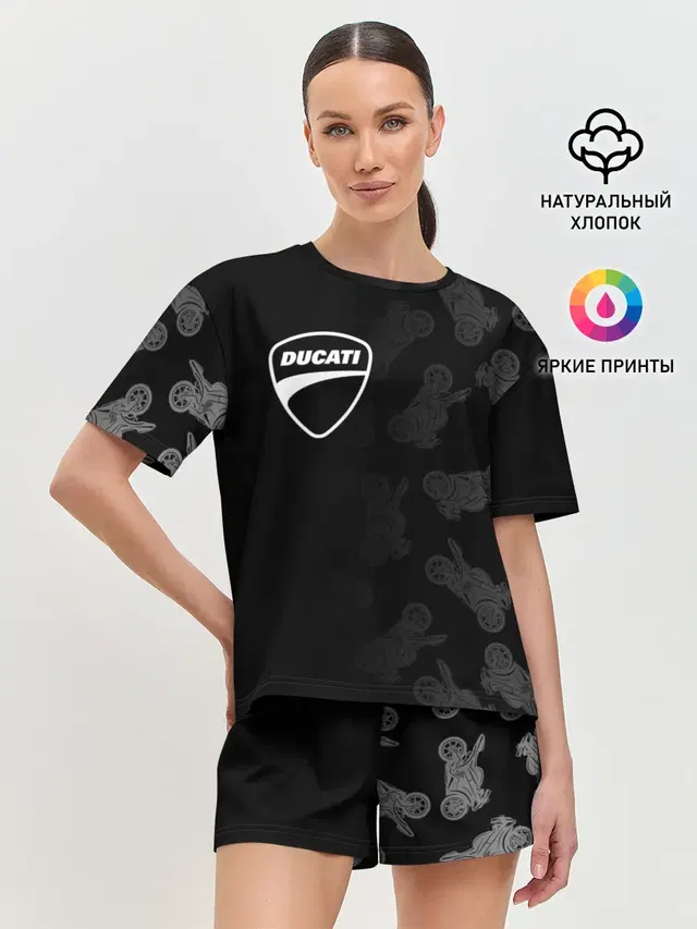 Женская пижама с шортами