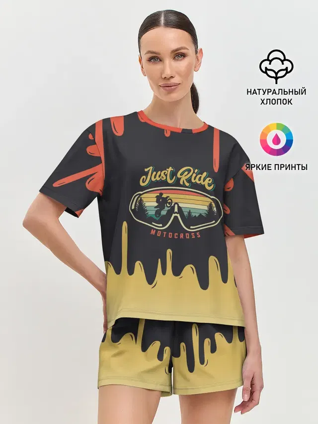 Женская пижама с шортами