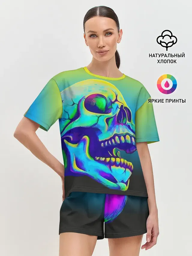 Женская пижама с шортами