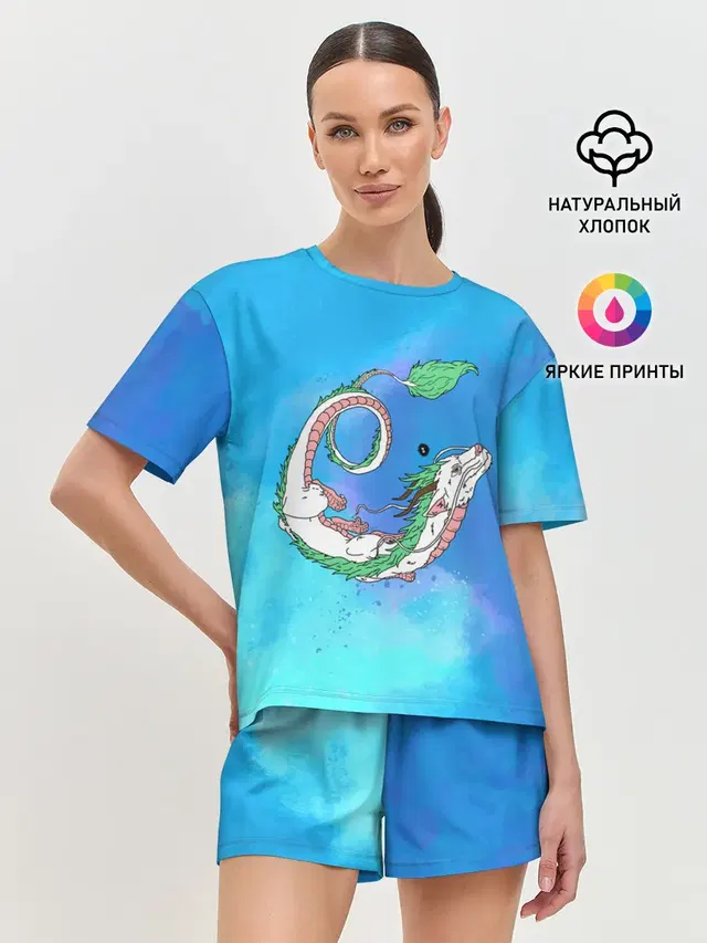 Женская пижама с шортами