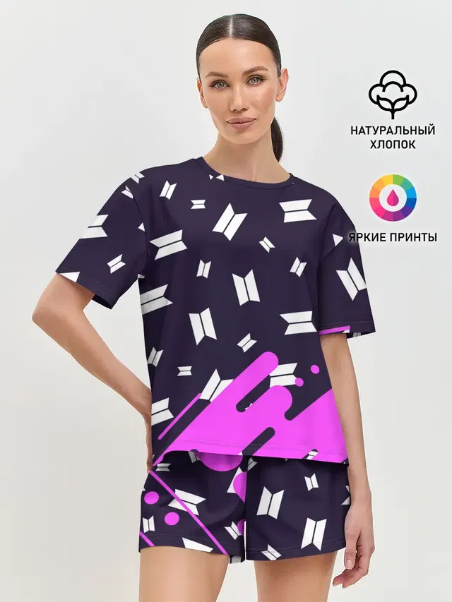 Женская пижама с шортами