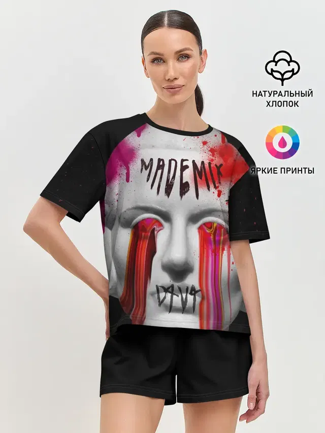 Женская пижама с шортами
