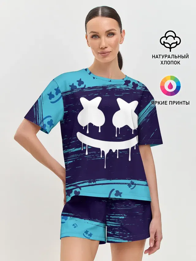 Женская пижама с шортами