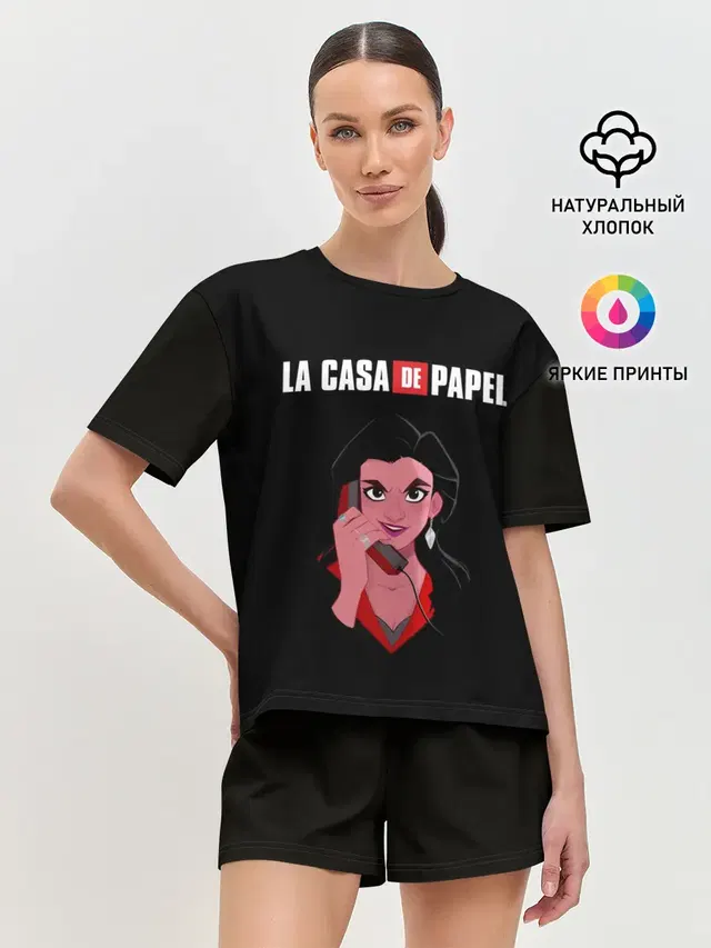 Женская пижама с шортами