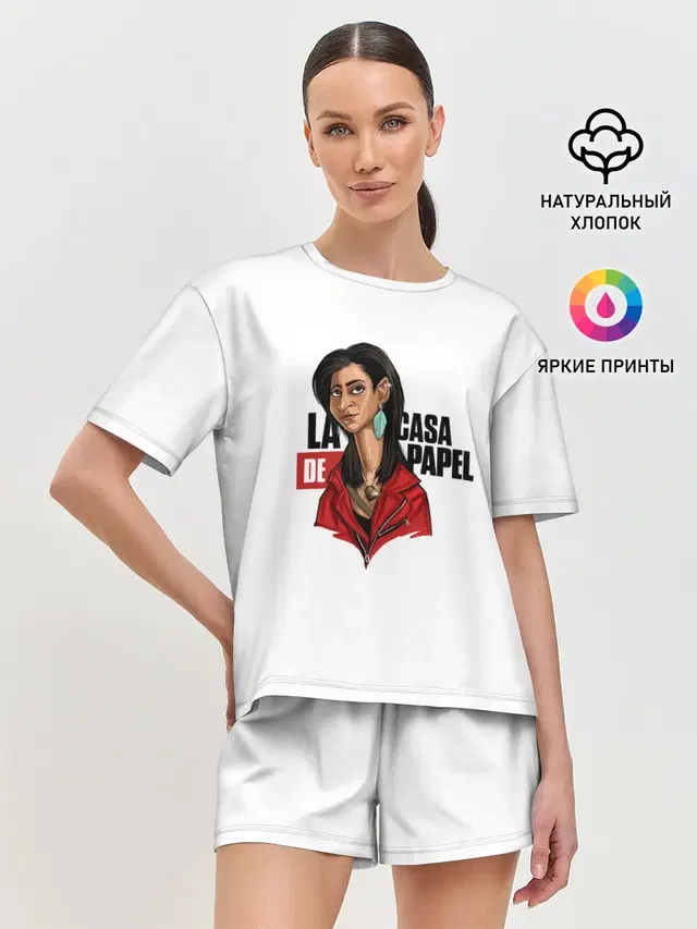 Женская пижама с шортами
