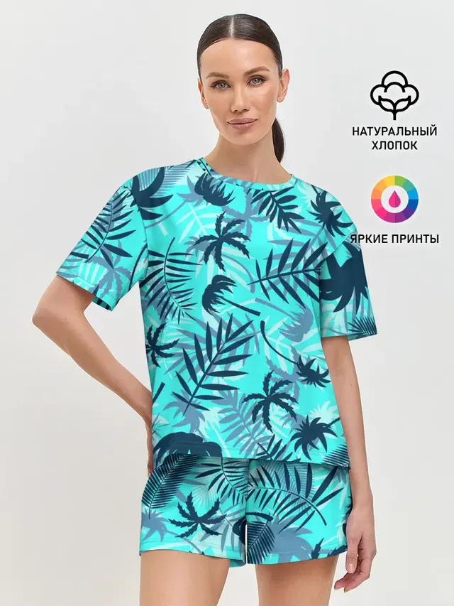 Женская пижама с шортами