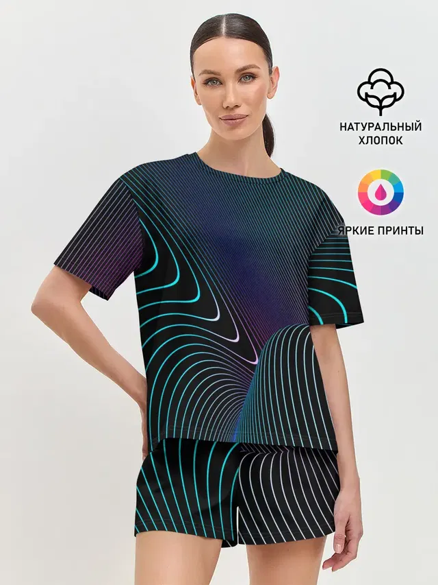 Женская пижама с шортами