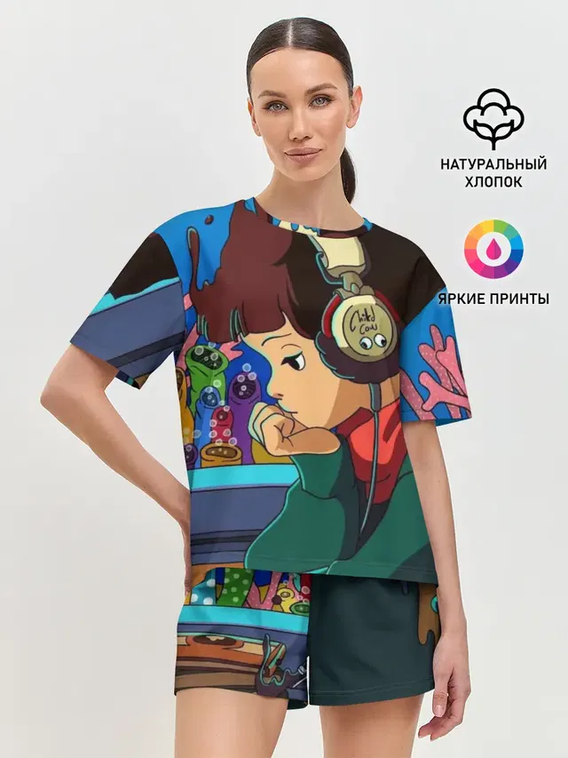 Женская пижама с шортами