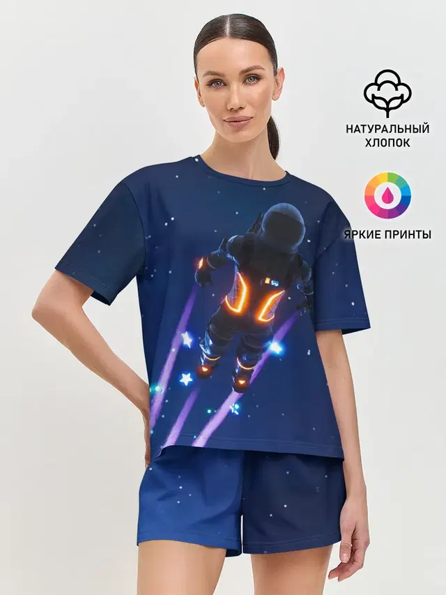 Женская пижама с шортами