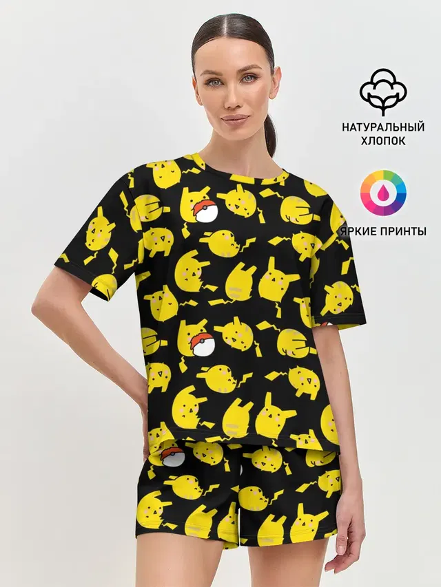Женская пижама с шортами