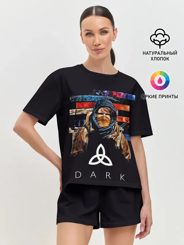 Женская пижама с шортами