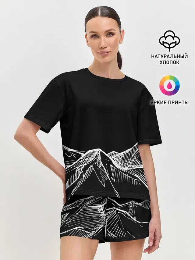 Женская пижама с шортами