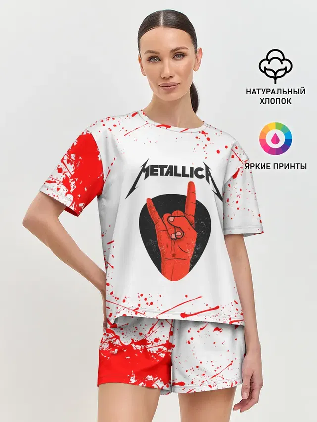 Женская пижама с шортами