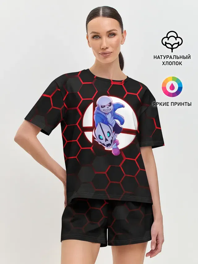 Женская пижама с шортами