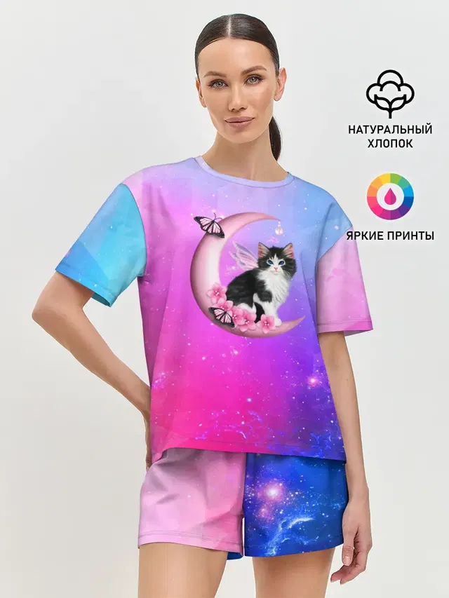 Женская пижама с шортами