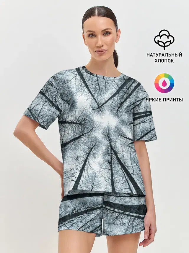 Женская пижама с шортами