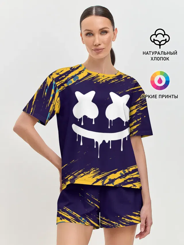 Женская пижама с шортами