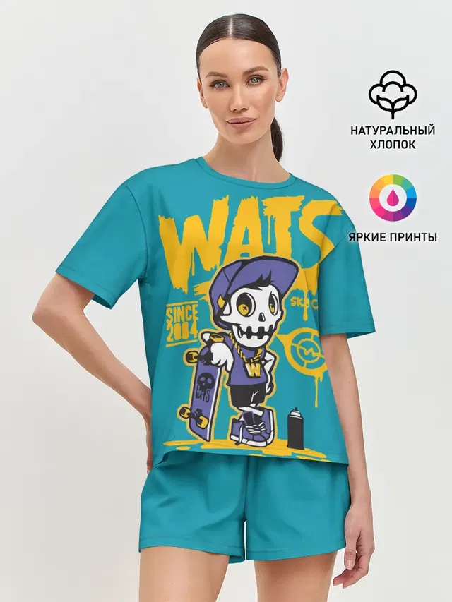 Женская пижама с шортами
