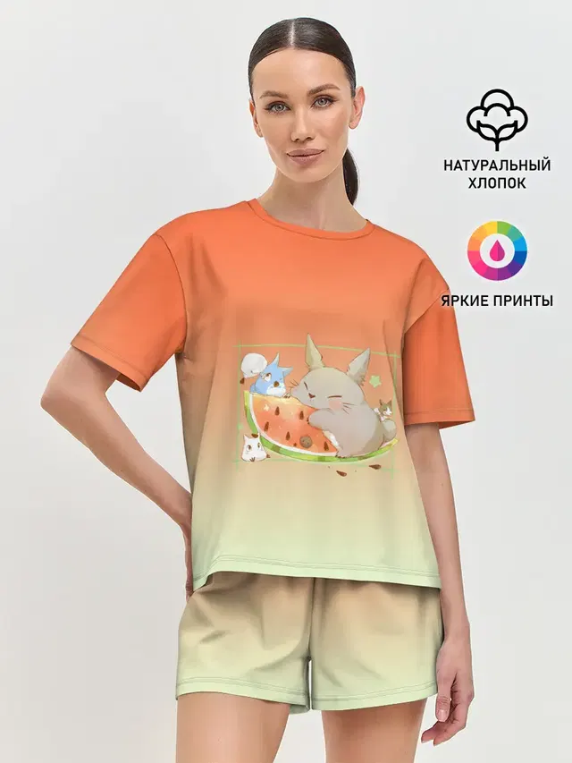 Женская пижама с шортами