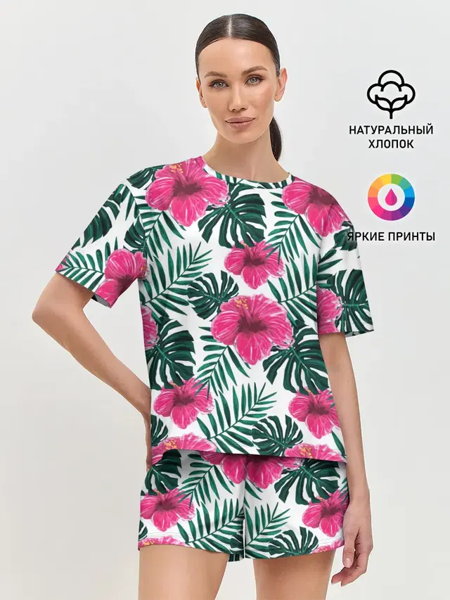 Женская пижама с шортами