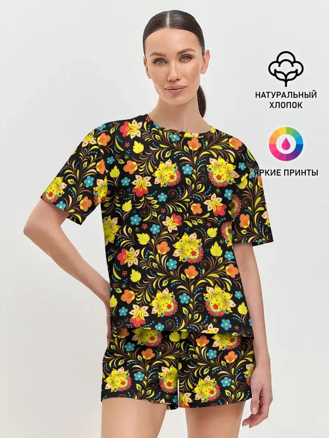 Женская пижама с шортами