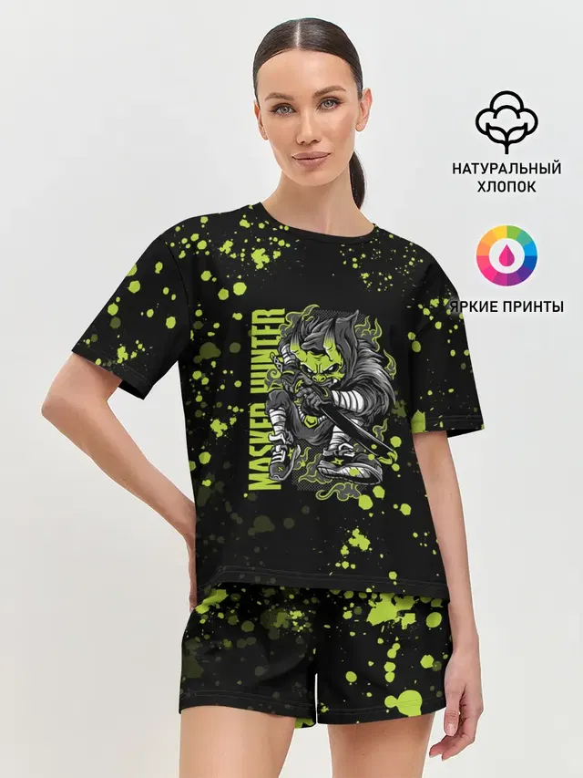 Женская пижама с шортами