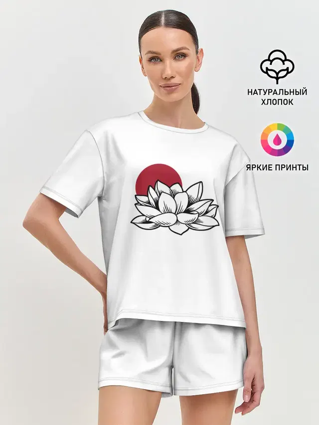 Женская пижама с шортами
