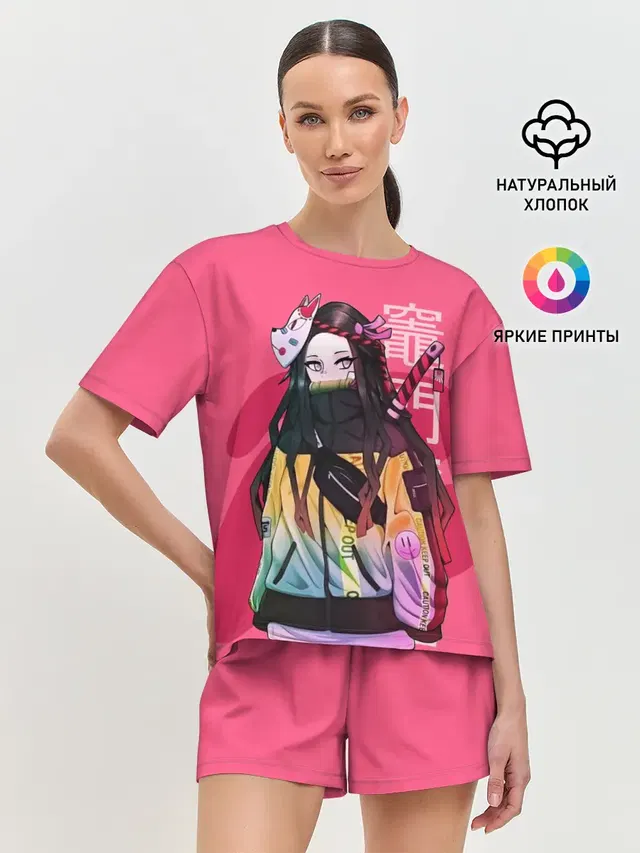Женская пижама с шортами