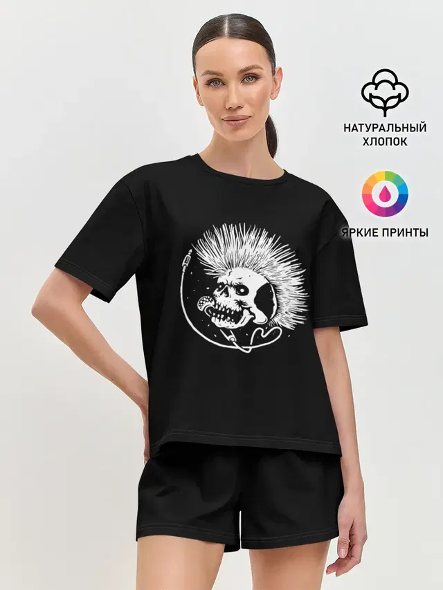 Женская пижама с шортами