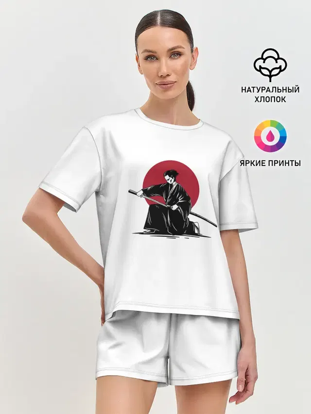 Женская пижама с шортами