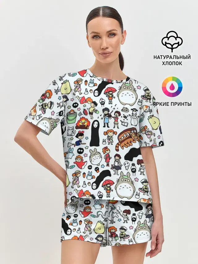 Женская пижама с шортами