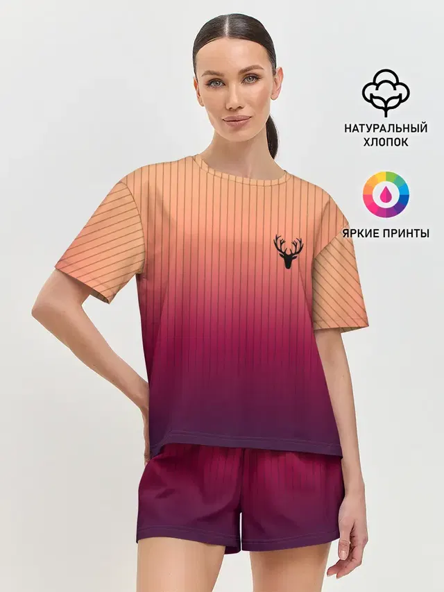 Женская пижама с шортами
