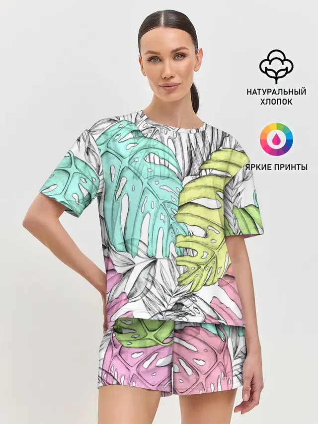 Женская пижама с шортами