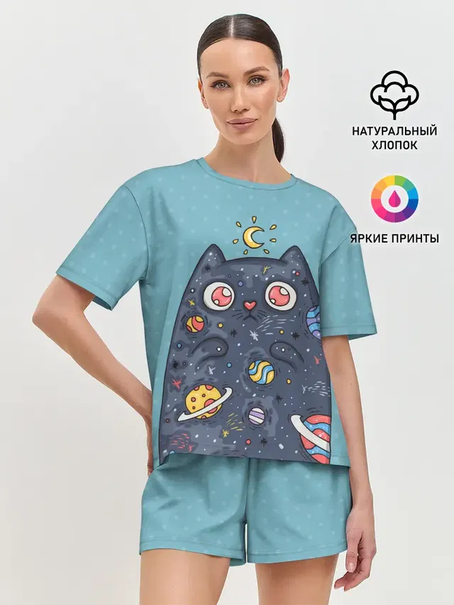 Женская пижама с шортами