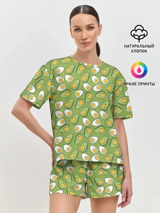 Женская пижама с шортами