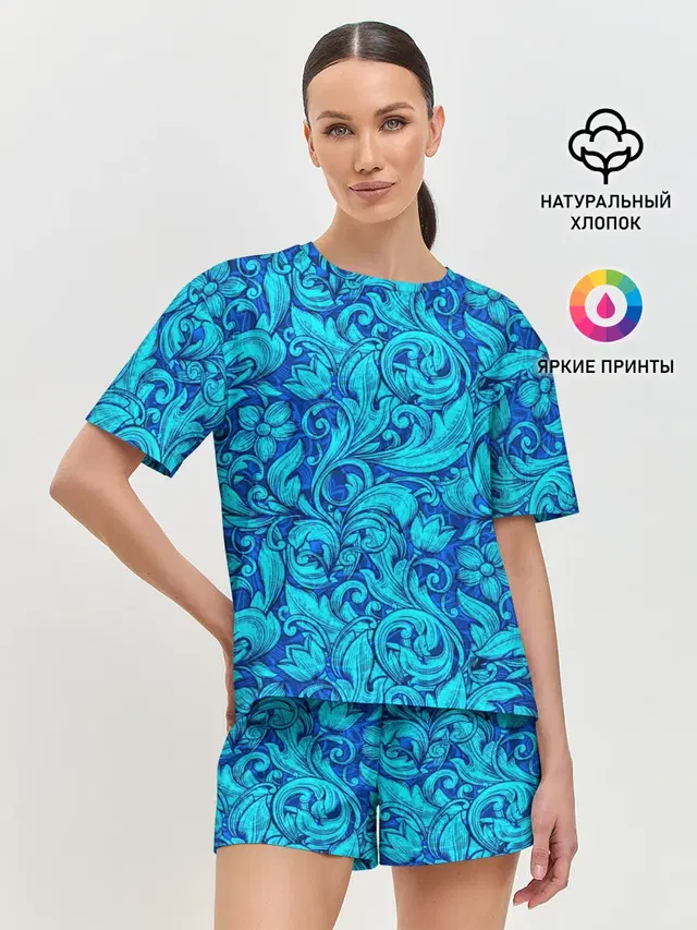 Женская пижама с шортами