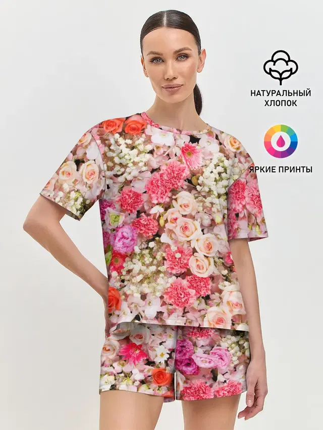 Женская пижама с шортами