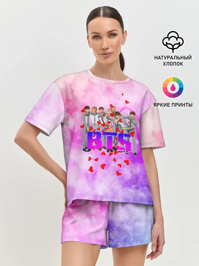 Женская пижама с шортами