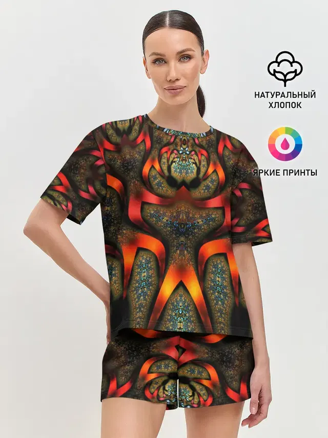 Женская пижама с шортами