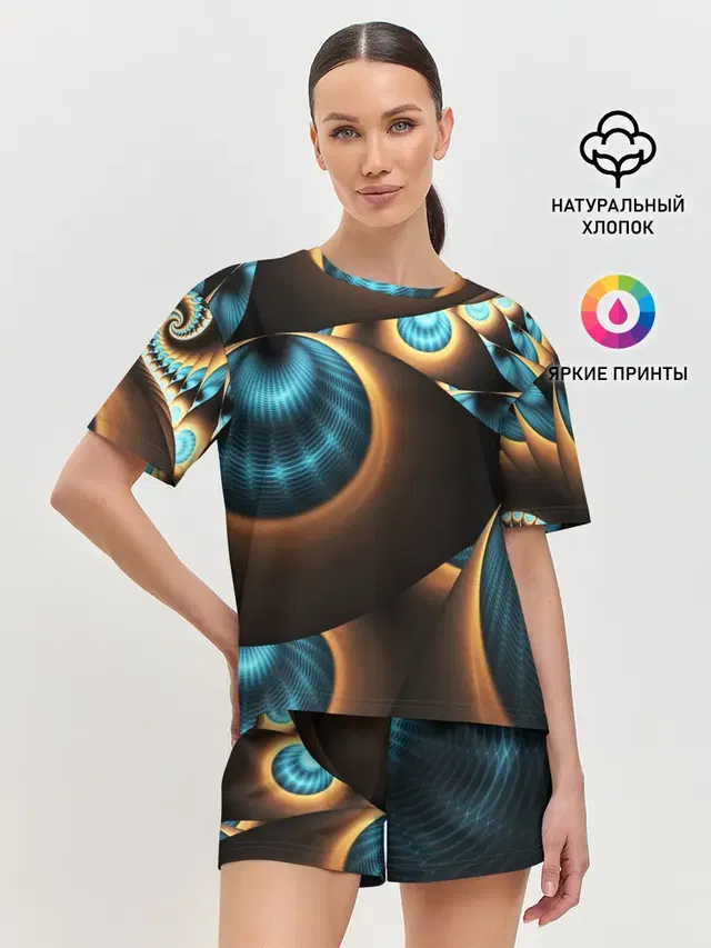 Женская пижама с шортами