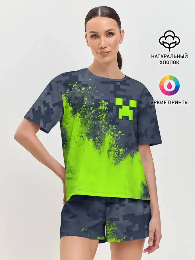 Женская пижама с шортами