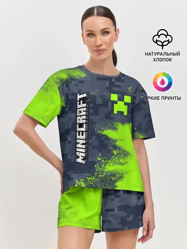 Женская пижама с шортами