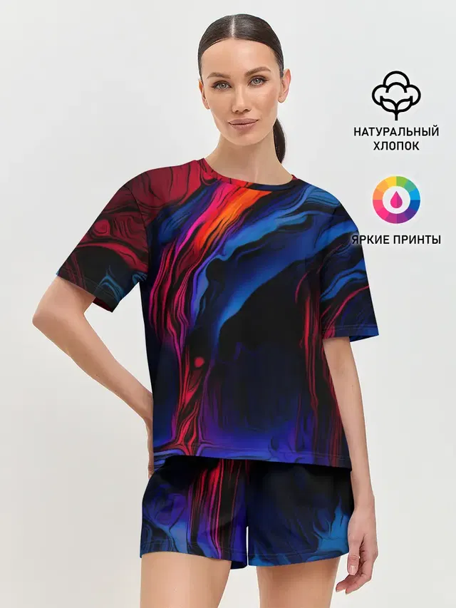 Женская пижама с шортами