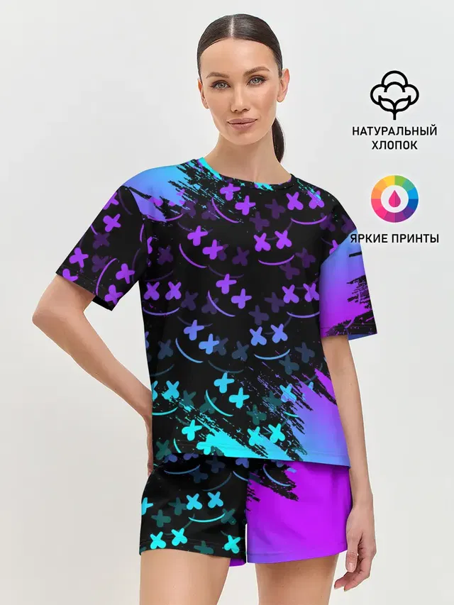 Женская пижама с шортами