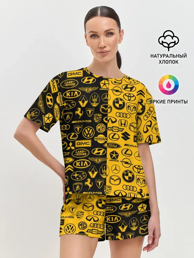 Женская пижама с шортами