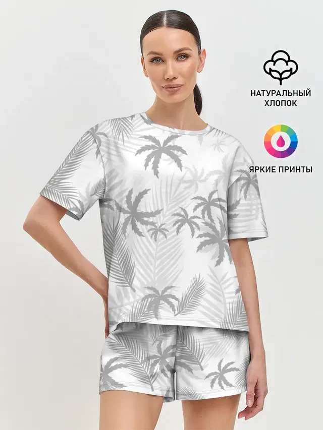 Женская пижама с шортами