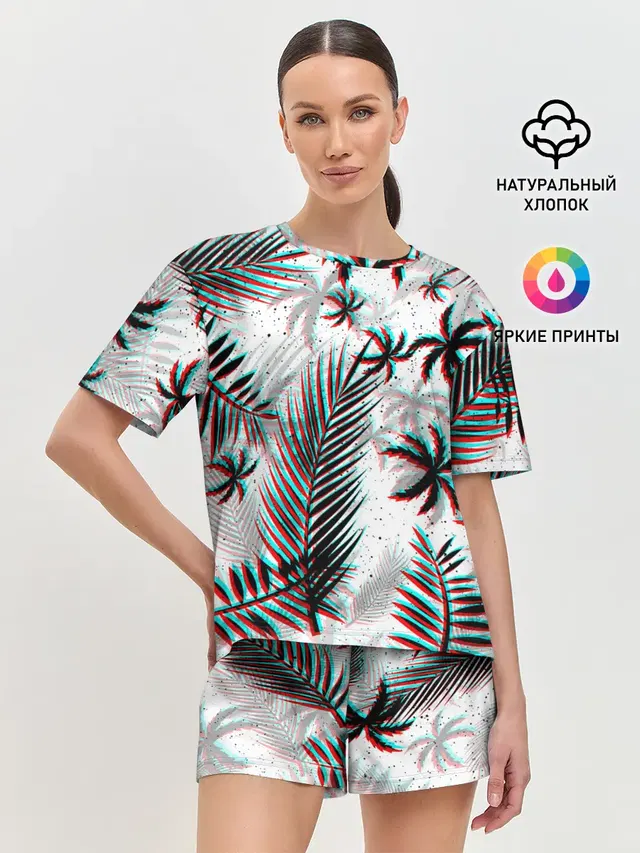 Женская пижама с шортами