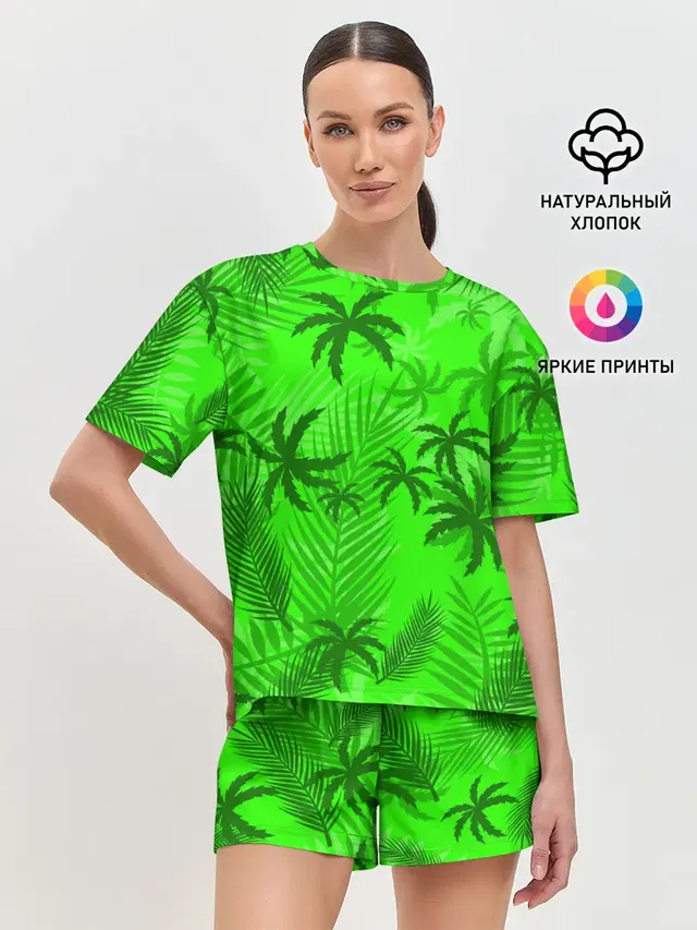 Женская пижама с шортами