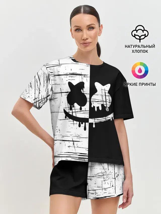 Женская пижама с шортами