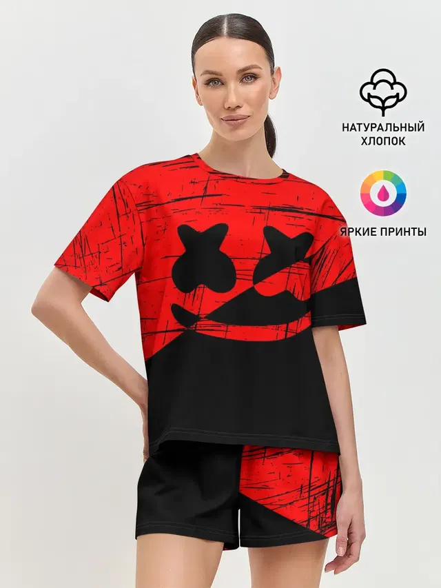 Женская пижама с шортами